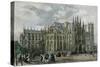 London Westminster Abbey 19th Century Church Street-null-Stretched Canvas