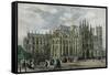 London Westminster Abbey 19th Century Church Street-null-Framed Stretched Canvas