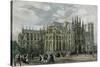 London Westminster Abbey 19th Century Church Street-null-Stretched Canvas