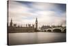 London, Westminster, House of Parliament with Big Ben.-Francesco Riccardo Iacomino-Stretched Canvas