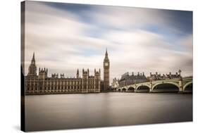 London, Westminster, House of Parliament with Big Ben.-Francesco Riccardo Iacomino-Stretched Canvas