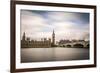 London, Westminster, House of Parliament with Big Ben.-Francesco Riccardo Iacomino-Framed Photographic Print