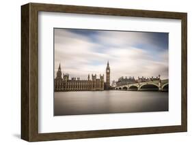 London, Westminster, House of Parliament with Big Ben.-Francesco Riccardo Iacomino-Framed Photographic Print