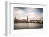 London, Westminster, House of Parliament with Big Ben.-Francesco Riccardo Iacomino-Framed Photographic Print