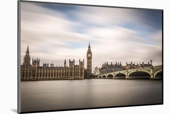 London, Westminster, House of Parliament with Big Ben.-Francesco Riccardo Iacomino-Mounted Photographic Print