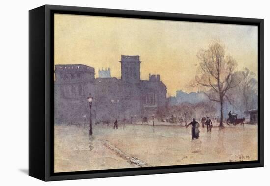 London, Whitehall, 1900-Herbert Marshall-Framed Stretched Canvas