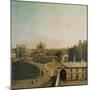 London, Whitehall and Privy Garden as Seen from the Richmond House, 1746-47-Canaletto-Mounted Giclee Print