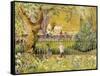 London Zoo, Camels-Mary Kuper-Framed Stretched Canvas