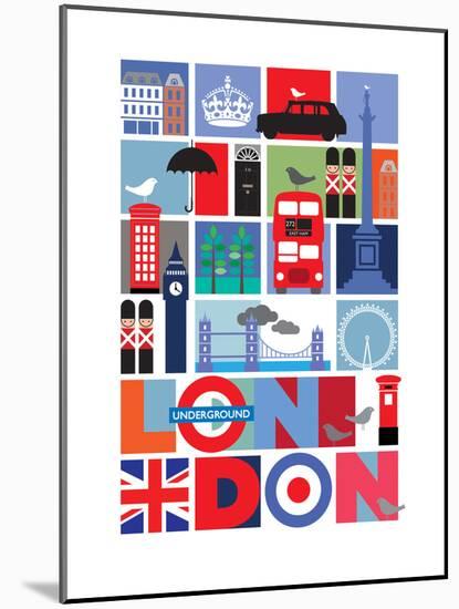 London-Visual Philosophy-Mounted Art Print