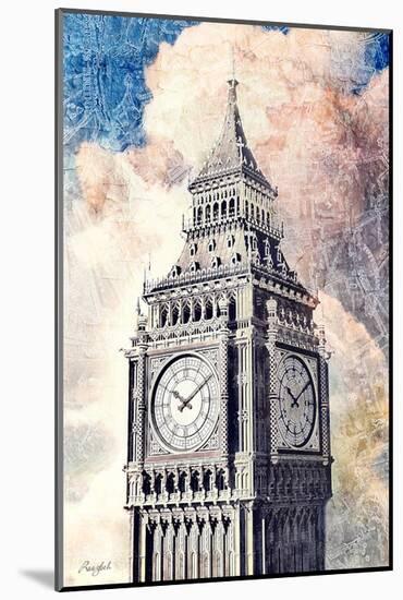 London-null-Mounted Art Print