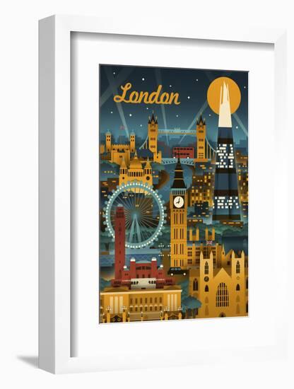 London-Lantern Press-Framed Art Print