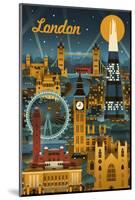 London-Lantern Press-Mounted Art Print