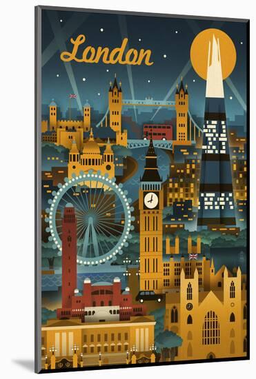 London-Lantern Press-Mounted Art Print