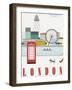 London-Sophie Ledesma-Framed Art Print