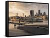 London-Charles Bowman-Framed Stretched Canvas