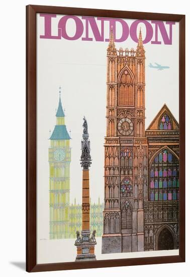 London-David Klein-Framed Art Print