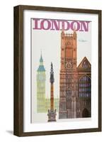 London-David Klein-Framed Art Print