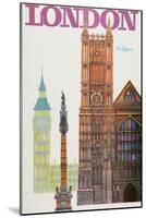 London-David Klein-Mounted Art Print