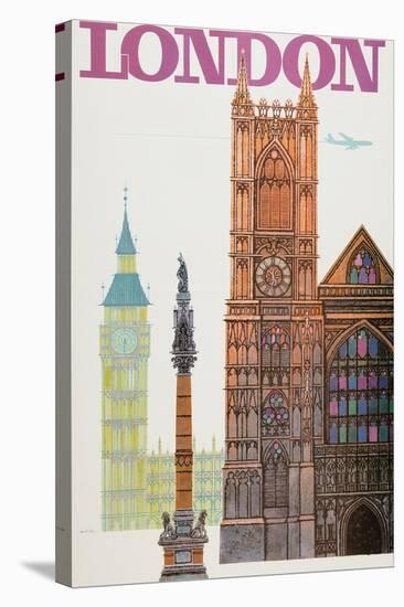 London-David Klein-Stretched Canvas