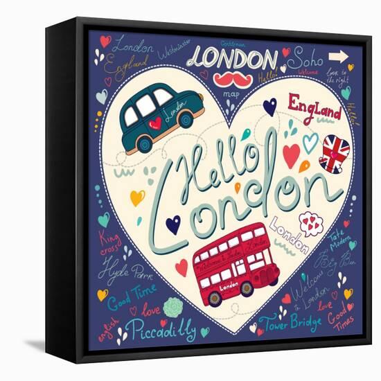 London-Molesko Studio-Framed Stretched Canvas