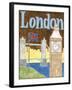 London-Megan Meagher-Framed Art Print