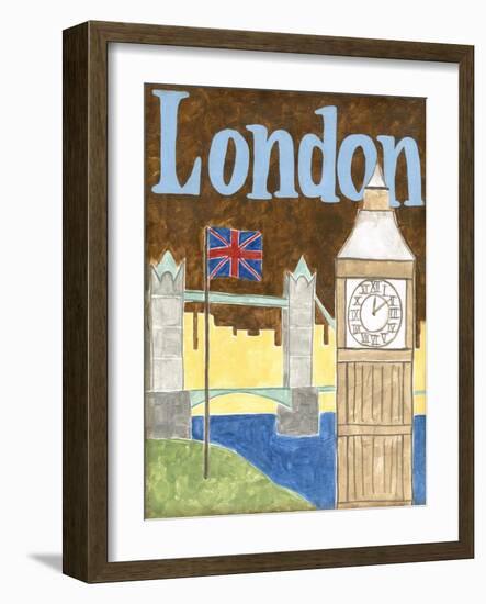 London-Megan Meagher-Framed Art Print