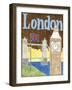 London-Megan Meagher-Framed Art Print