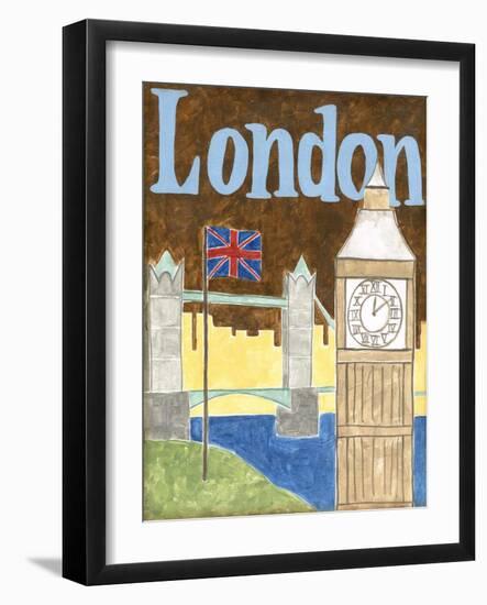 London-Megan Meagher-Framed Art Print