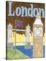 London-Megan Meagher-Stretched Canvas