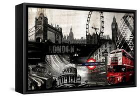 London-GraphINC-Framed Stretched Canvas