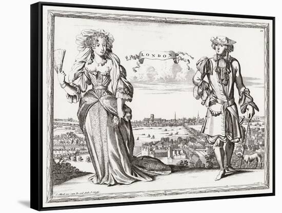 Londoners, 1690S-Karel Allard-Framed Stretched Canvas