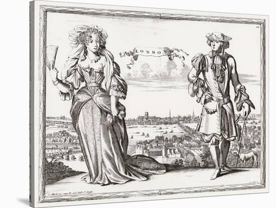 Londoners, 1690S-Karel Allard-Stretched Canvas