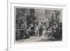 Londoners Excited by the South Sea Bubble-J. Carter-Framed Premium Giclee Print