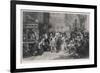 Londoners Excited by the South Sea Bubble-J. Carter-Framed Premium Giclee Print