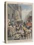 Londoners Prepare Blitz-Achille Beltrame-Stretched Canvas