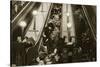 Londoners Seek Shelter from the Bombs in the Underground, 1940-English Photographer-Stretched Canvas