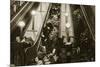 Londoners Seek Shelter from the Bombs in the Underground, 1940-English Photographer-Mounted Giclee Print