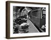 Londoners Sleeping Underground in Subway For Protection During German Bombing Raids-Hans Wild-Framed Photographic Print