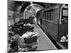 Londoners Sleeping Underground in Subway For Protection During German Bombing Raids-Hans Wild-Mounted Photographic Print