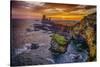 Londrangar Sea Stacks and the Thufubjarg Cliffs. Iceland-Ragnar Th Sigurdsson-Stretched Canvas