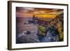 Londrangar Sea Stacks and the Thufubjarg Cliffs. Iceland-Ragnar Th Sigurdsson-Framed Photographic Print