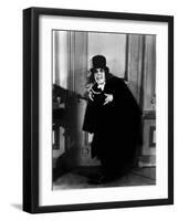 Londres apres minuit LONDON AFTER MIDNIGHT by TodBrowning with Lon Chaney, 1927 (b/w photo)-null-Framed Photo