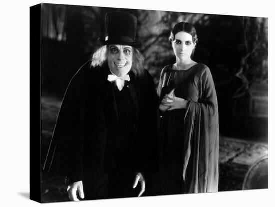 Londres apres minuit LONDON AFTER MIDNIGHT by TodBrowning with Lon Chaney and Marceline Day, 1927 (-null-Stretched Canvas