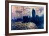 Londres de Parlement-Claude Monet-Framed Art Print