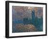 Londres, le Parlement; reflets sur la Tamise,1899-1901 Canvas, 81 x 92 cm Inv.5007.-Claude Monet-Framed Giclee Print