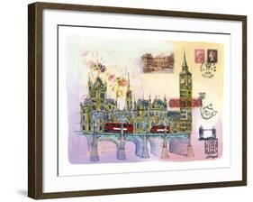 Londres Mon Amour-Martine Rupert-Framed Giclee Print