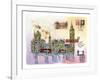 Londres Mon Amour-Martine Rupert-Framed Giclee Print