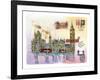 Londres Mon Amour-Martine Rupert-Framed Giclee Print