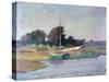 Lone Boat, C1868-1917-Walter Clark-Stretched Canvas