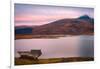 Lone boat on the Isle of Mull, Inner Hebrides, Scotland, United Kingdom, Europe-Karen Deakin-Framed Photographic Print